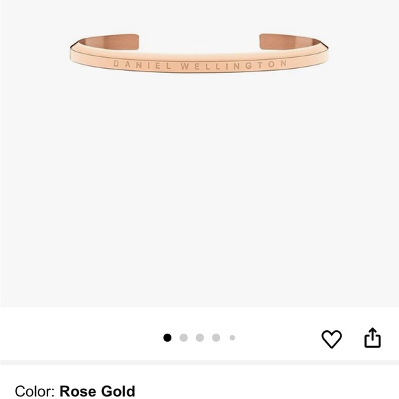 Daniel Wellington Rose Gold-Tone Cuff Bracelet - Picture 6 of 7